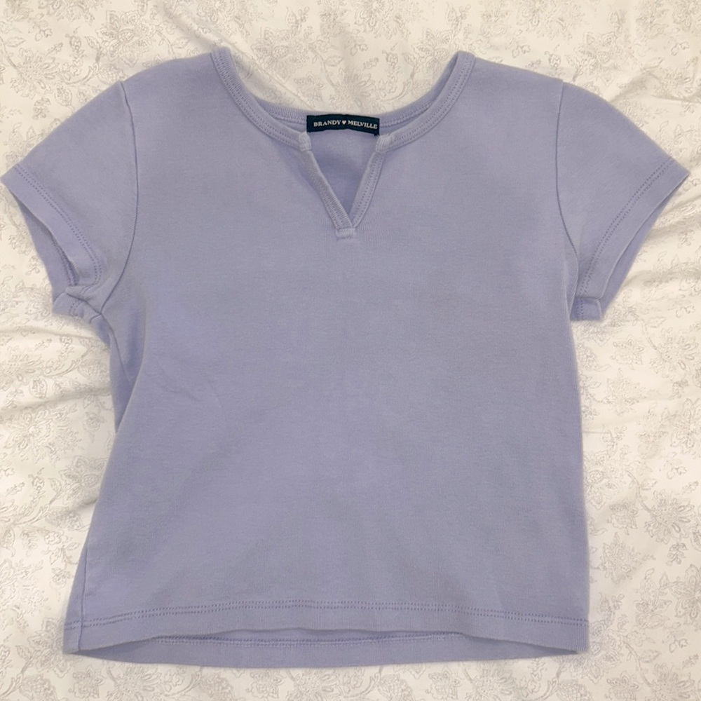 Brandy Melville lavender crop top